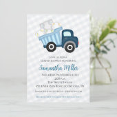 Luierfeest Baby shower Uitnodiging (Staand voorkant)