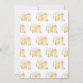 Luierfeest brouwen voor Baby is het Baby shower Kaart (Achterkant)