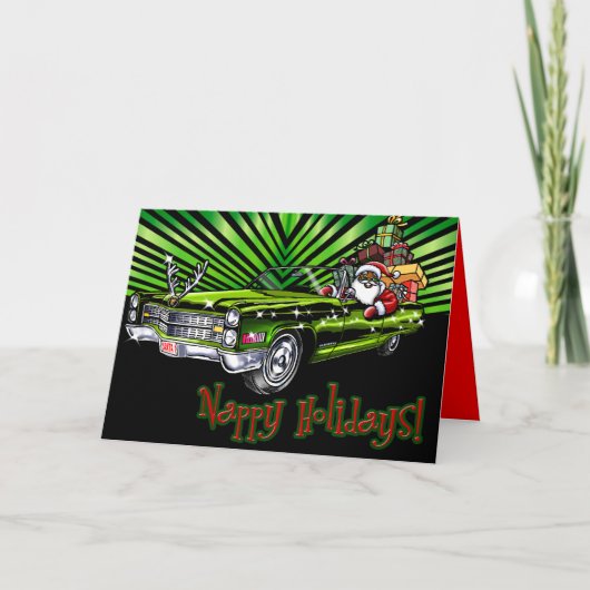 Luierige Feestdagen! Feestdagen Kaart (Voorkant)