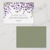 Luierlavendel Raffle omhullingskaart Informatiekaartje (Voorkant / Achterkant)