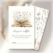 Luierloof | Boek Thema Baby shower Informatiekaartje