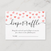 Luierloof | | VALENTIJNSDAG BABY SHOWER Informatiekaartje (Voorkant)