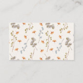 Luierloterij boho babykleding waterverf informatiekaartje (Achterkant)