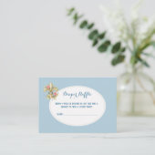 Luierloterij Fleur de Lys Baby Shower bijlage (Staand voorkant)