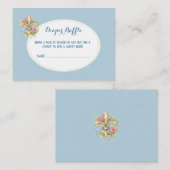 Luierloterij Fleur de Lys Baby Shower bijlage (Voorkant / Achterkant)