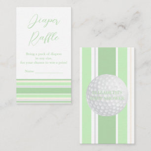 Luierloterij Preppy Baby Shower Informatiekaartje
