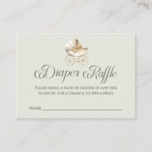 Luierraffle Wintergroen Baby Shower