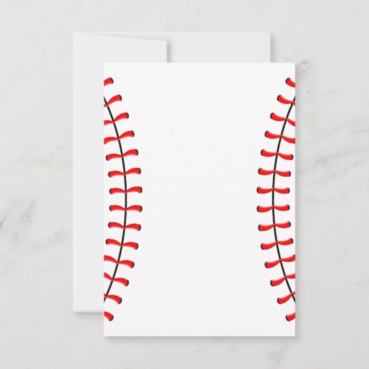 Luiers en Dugouts Honkbal Baby shower Invite Kaart (Achterkant)