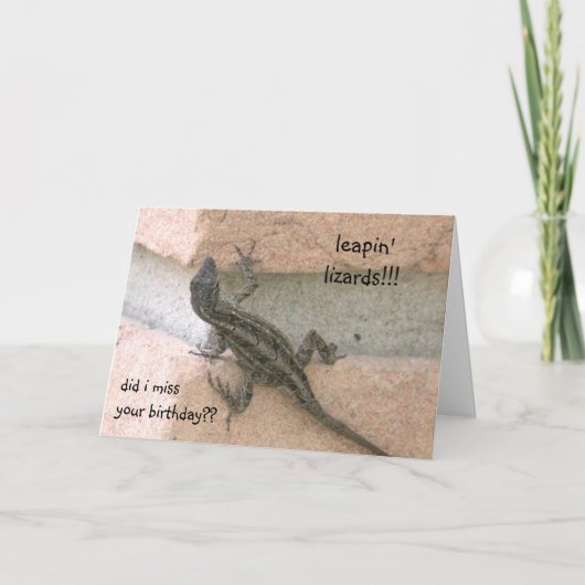 luiers. grappige achterhaalde verjaardagskaart kaart (Voorkant)