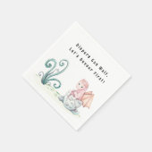 Luiers kunnen wachten, laten we eerst verslinden!  servet (Hoek)