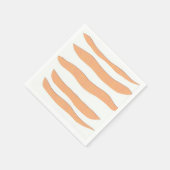 luiers met Oranje tijgerstrepen Servet (Hoek)