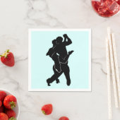 Luiers met Tango Dancers - Aangepaste kleuren Servet (Insitu)