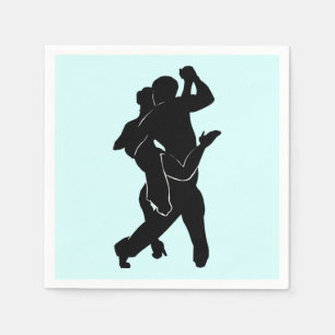 Luiers met Tango Dancers - Aangepaste kleuren Servet