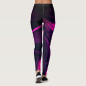 luiers of roze witroze rook boven diep roze leggings (Achterkant)
