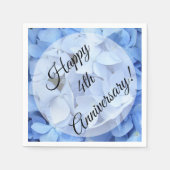 Luiers - Papier - Blue Hydrangea Servet (Voorkant)