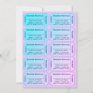 Luiers Raffle Tickets Kaart