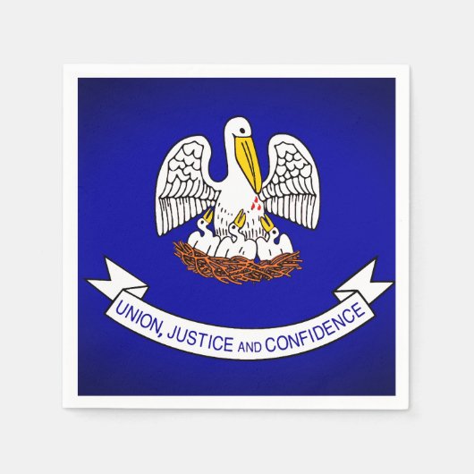 Luiers van de staatsvlag van Louisiana Servet (Voorkant)