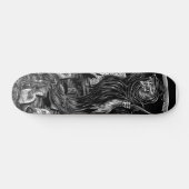 luierskateboard/ zwart/grijs persoonlijk skateboard (Horizontaal)