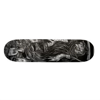 luierskateboard/ zwart/grijs persoonlijk skateboard