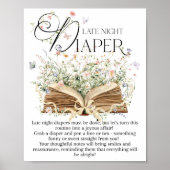 Luierspeld Spel Nieuw Hoofdstuk Boek Thema Wildflo Poster (Voorkant)