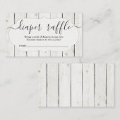 Luierspoel Invoegen voor Baby shower Informatiekaartje (Voorkant / Achterkant)