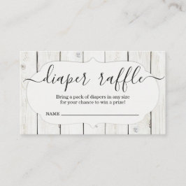 Luierspoel Invoegen voor Baby shower Informatiekaartje