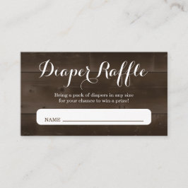 Luierspoel Invoegen voor Baby shower Informatiekaartje