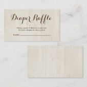 Luierspoel Invoegen voor Baby shower Informatiekaartje (Voorkant / Achterkant)