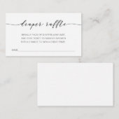 Luierspoelkaartje voor Baby shower Informatiekaartje (Voorkant / Achterkant)