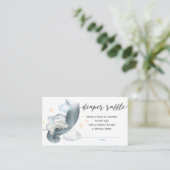 Luierspoelkaartjes  informatiekaartje (Staand voorkant)