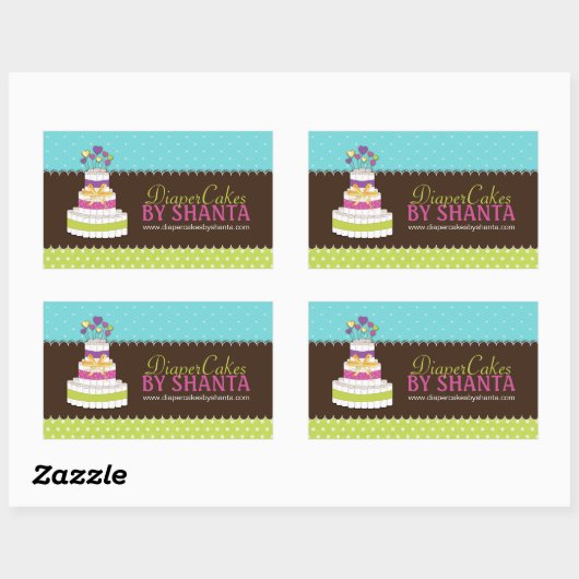 Luiertaart Stickers (Vel)