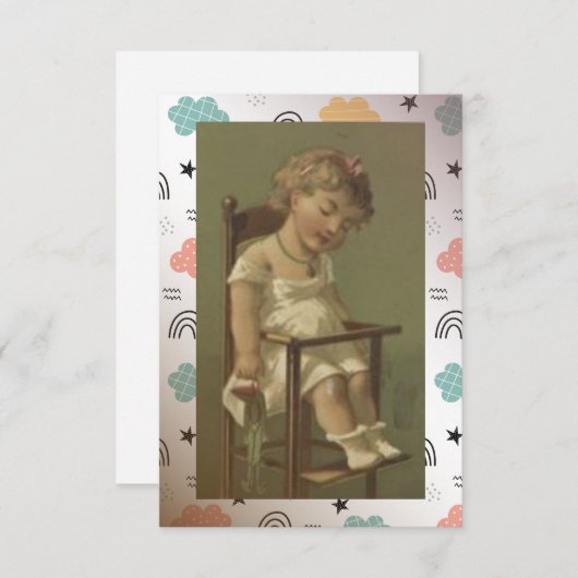 luiertijd bedankkaart (Voorkant / Achterkant)