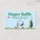 Luiervalgat in één Baby shower Informatiekaartje (Voorkant)