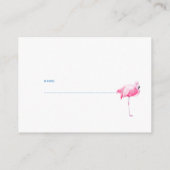 Luierverloting Tropisch baby shower inzetkaart Informatiekaartje (Achterkant)