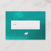 Luierverloting Tropisch baby shower inzetkaart Informatiekaartje (Achterkant)