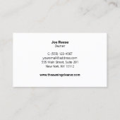 Luifel Cleaner Visitekaartje (Achterkant)