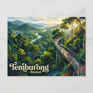 Luifelwandelpad, Ulu Temburong Nationaal Park Brun Briefkaart