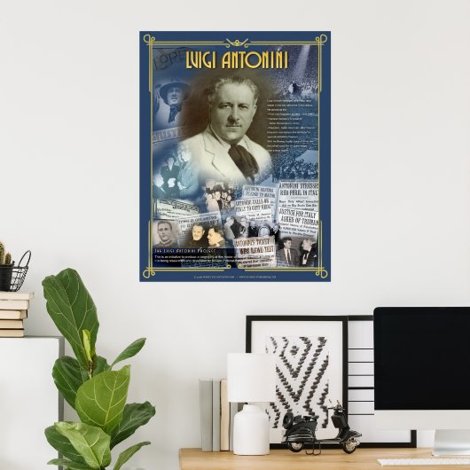 Luigi Antonini Poster (Thuiskantoor)