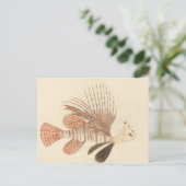 Luigi Balugani - Lionfish Briefkaart (Staand voorkant)