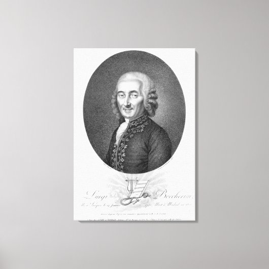 Luigi Boccherini Canvas Afdruk (Voorkant)