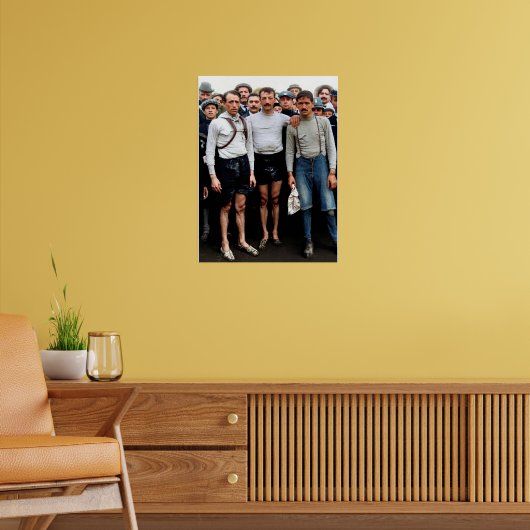 Luigi Ganna Cesare Brambilla Pierre Dane Giro d'It Poster (Woonkamer 2)