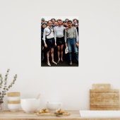 Luigi Ganna Cesare Brambilla Pierre Dane Giro d'It Poster (Keuken)