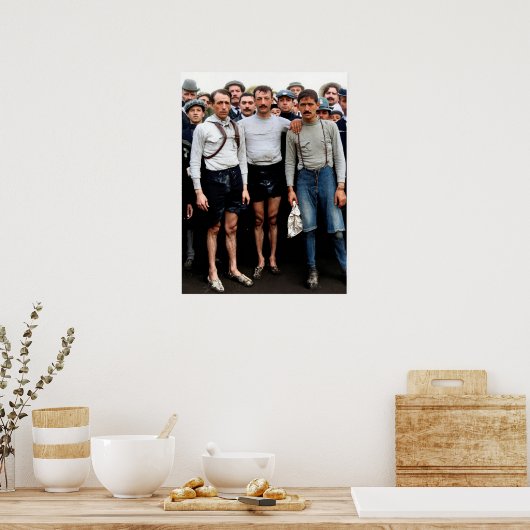 Luigi Ganna Cesare Brambilla Pierre Dane Giro d'It Poster (Keuken)