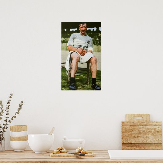 Luigi Ganna Milan winnaar eerste Giro d'Italia 190 Poster (Keuken)