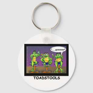 Luiheid Kikkers aka Paddenstoelen Grappige Cadeaus Sleutelhanger