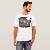 Luiheid Kikkers aka Paddenstoelen Grappige Cadeaus T-shirt (Voorkant volledig)