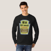 Luiheid Kostuum T-shirts Sojasaus Fles (Voorkant volledig)