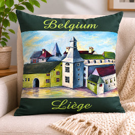 Luik België Volkskunst Dorp Kussen