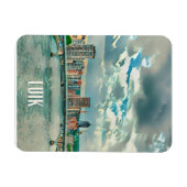 Luik Belgique Photo Vintage Magneet (Horizontaal)