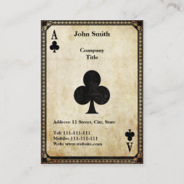  luik van clubs visitekaartje